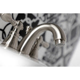 American Classic Two-Handle 3-Hole Deck Mount Widespread Bathroom Faucet with Pop-Up Drain