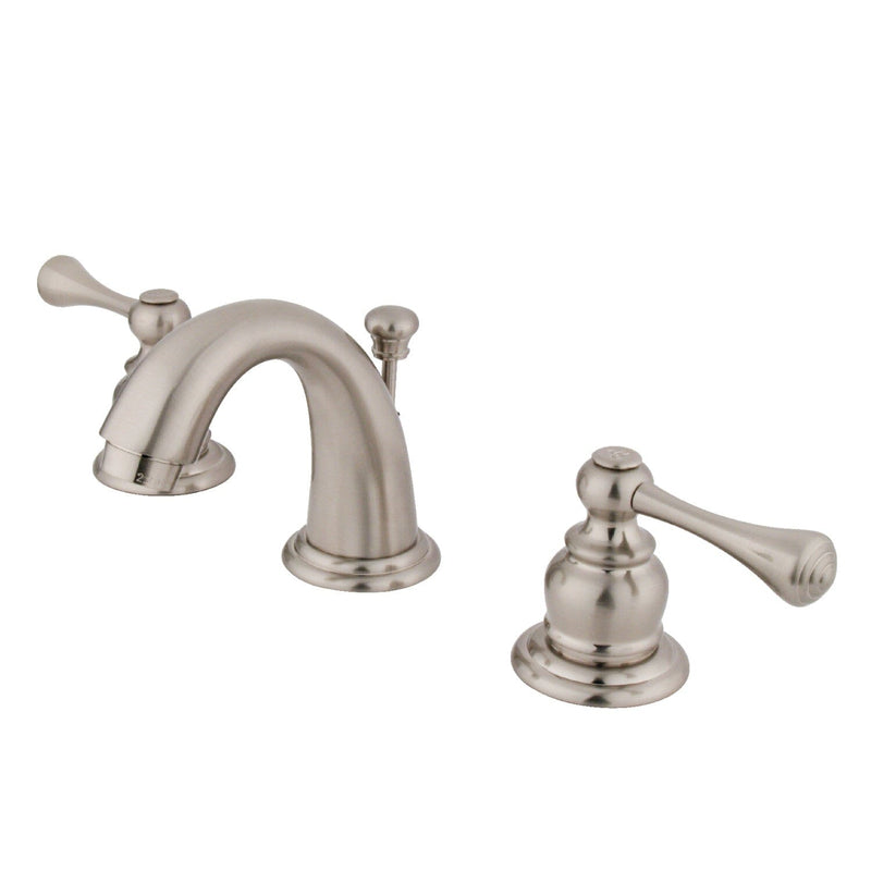 Vintage Two-Handle 3-Hole Deck Mount Widespread Bathroom Faucet with Pop-Up Drain