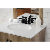 Duchess Two-Handle 3-Hole Deck Mount Mini-Widespread Bathroom Faucet with Pop-Up Drain