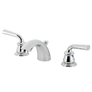 Restoration Two-Handle 3-Hole Deck Mount Mini-Widespread Bathroom Faucet with Pop-Up Drain