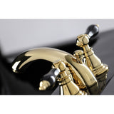 Duchess Two-Handle 3-Hole Deck Mount Mini-Widespread Bathroom Faucet with Pop-Up Drain