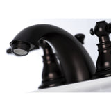 Duchess Two-Handle 3-Hole Deck Mount Mini-Widespread Bathroom Faucet with Pop-Up Drain