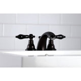 Duchess Two-Handle 3-Hole Deck Mount Mini-Widespread Bathroom Faucet with Pop-Up Drain