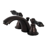 Duchess Two-Handle 3-Hole Deck Mount Mini-Widespread Bathroom Faucet with Pop-Up Drain