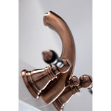 Duchess Two-Handle 3-Hole Deck Mount Mini-Widespread Bathroom Faucet with Pop-Up Drain