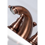 Duchess Two-Handle 3-Hole Deck Mount Mini-Widespread Bathroom Faucet with Pop-Up Drain