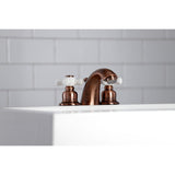 Victorian Two-Handle 3-Hole Deck Mount Mini-Widespread Bathroom Faucet with Pop-Up Drain
