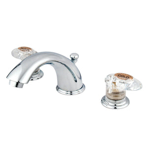 Magellan Two-Handle 3-Hole Deck Mount Widespread Bathroom Faucet with Retail Pop-Up Drain
