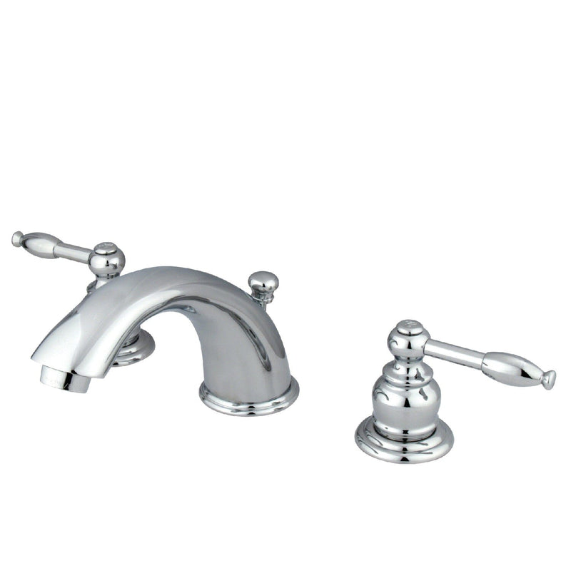 Magellan Two-Handle 3-Hole Deck Mount Widespread Bathroom Faucet with Pop-Up Drain