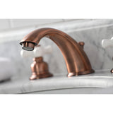 Magellan Two-Handle 3-Hole Deck Mount Widespread Bathroom Faucet with Pop-Up Drain