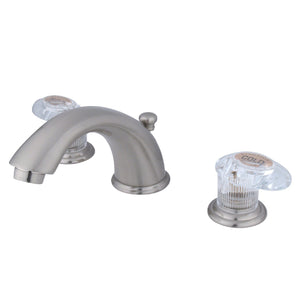 Magellan Two-Handle 3-Hole Deck Mount Widespread Bathroom Faucet with Plastic Pop-Up