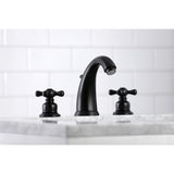 Victorian Two-Handle 3-Hole Deck Mount Widespread Bathroom Faucet with Pop-Up Drain