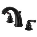 Magellan Two-Handle 3-Hole Deck Mount Widespread Bathroom Faucet with Pop-Up Drain