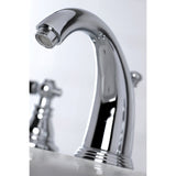 Duchess Two-Handle 3-Hole Deck Mount Widespread Bathroom Faucet with Retail Pop-Up Drain