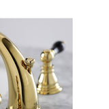 Duchess Two-Handle 3-Hole Deck Mount Widespread Bathroom Faucet with Retail Pop-Up Drain
