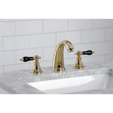 Duchess Two-Handle 3-Hole Deck Mount Widespread Bathroom Faucet with Retail Pop-Up Drain