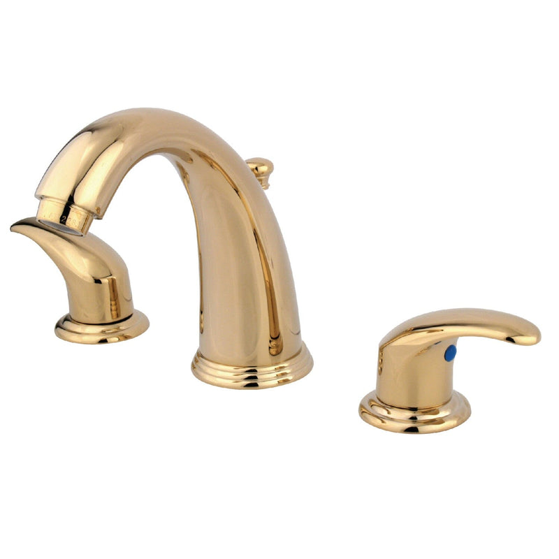 Magellan Two-Handle 3-Hole Deck Mount Widespread Bathroom Faucet with Pop-Up Drain