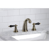 Duchess Two-Handle 3-Hole Deck Mount Widespread Bathroom Faucet with Retail Pop-Up Drain