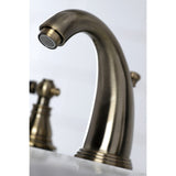Duchess Two-Handle 3-Hole Deck Mount Widespread Bathroom Faucet with Retail Pop-Up Drain