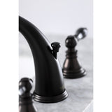 Duchess Two-Handle 3-Hole Deck Mount Widespread Bathroom Faucet with Retail Pop-Up Drain