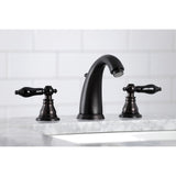 Duchess Two-Handle 3-Hole Deck Mount Widespread Bathroom Faucet with Retail Pop-Up Drain