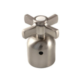 Millennium Metal Cross Handle, Diverter for Tub and Shower Faucet