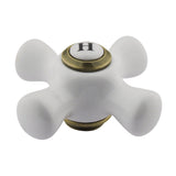 Porcelain Cross Handle (Hot Side)