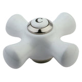 Porcelain Cross Handle (Cold Side)