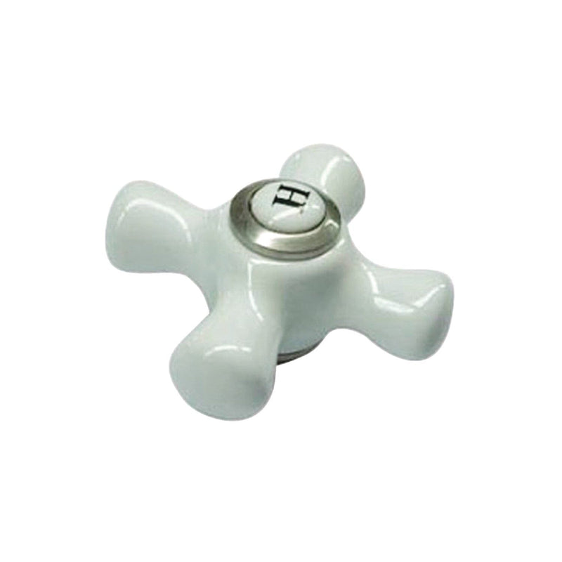 Porcelain Cross Handle (Hot Side)