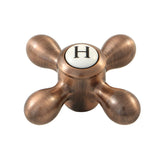Brass Cross Handle (Hot Side)