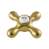 Brass Cross Handle (Hot Side)