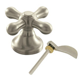 Metal Cross Handle with Diverter
