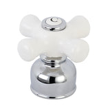 Porcelain Cross Handle (Cold Side)