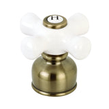 Porcelain Cross Handle (Hot Side)