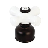 Porcelain Cross Handle (Cold Side)