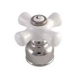 Porcelain Cross Handle (Cold Side)