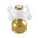 Porcelain Cross Handle (Cold Side)