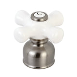 Porcelain Cross Handle (Cold Side)