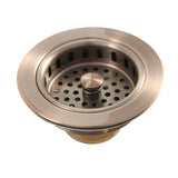 Made To Match 3-1/2 Inch Kitchen Sink Basket Strainer Only
