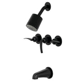 Centurion Triple-Handle Tub and Shower Faucet