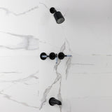 Verona Triple-Handle Tub and Shower Faucet