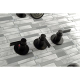 NuvoFusion Triple-Handle Tub and Shower Faucet