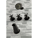 Millennium Triple-Handle Tub and Shower Faucet