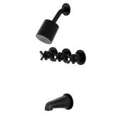 Millennium Triple-Handle Tub and Shower Faucet