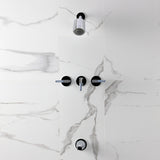 Verona Triple-Handle Tub and Shower Faucet