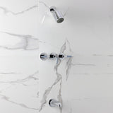 Verona Triple-Handle Tub and Shower Faucet