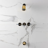 Verona Triple-Handle Tub and Shower Faucet