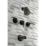 Centurion Triple-Handle Tub and Shower Faucet