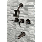 Centurion Triple-Handle Tub and Shower Faucet
