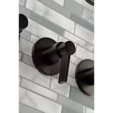 NuvoFusion Triple-Handle Tub and Shower Faucet